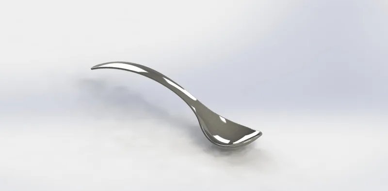 Spoon CAD surface model