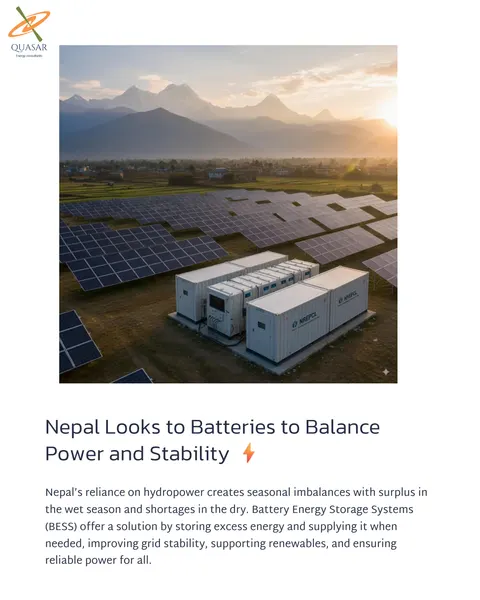 Nepal Looks To Batteries To Balance Power And Stability cover